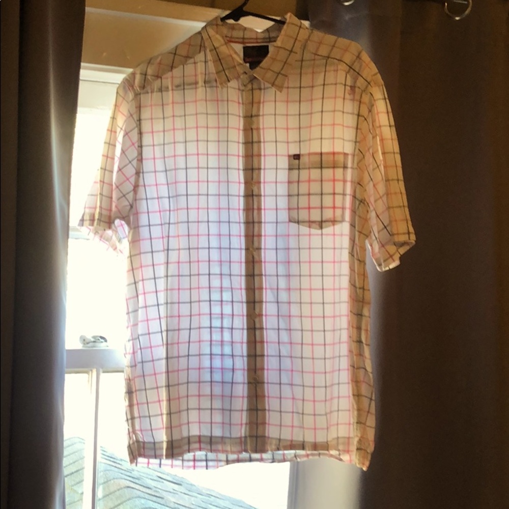 Pink quicksilver button up